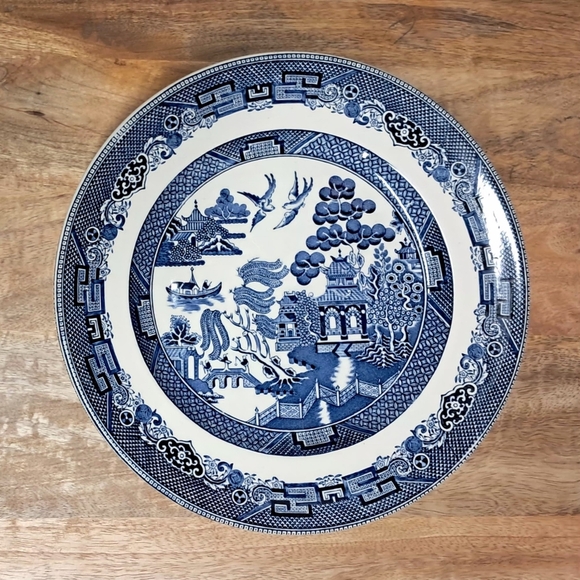 Blue Willow Other - Johnson Bros England Blue Willow 10" Dinner Plate